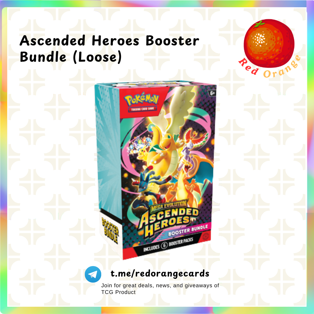 Ascended Heroes Booster Bundle (Loose) – Red Orange Cards