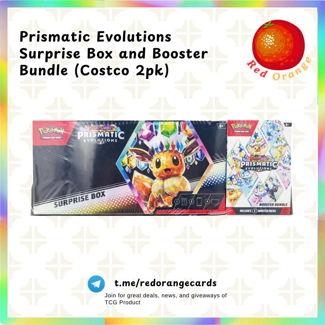 Prismatic Evolutions Costco Bundle (Surprise Box and Booster Bundle)