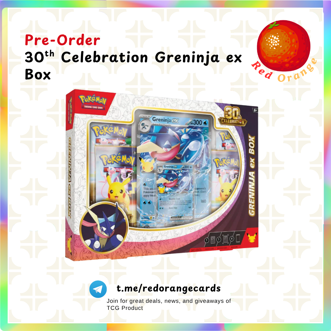 [Pre-Order] 30th Celebration Greninja ex Box