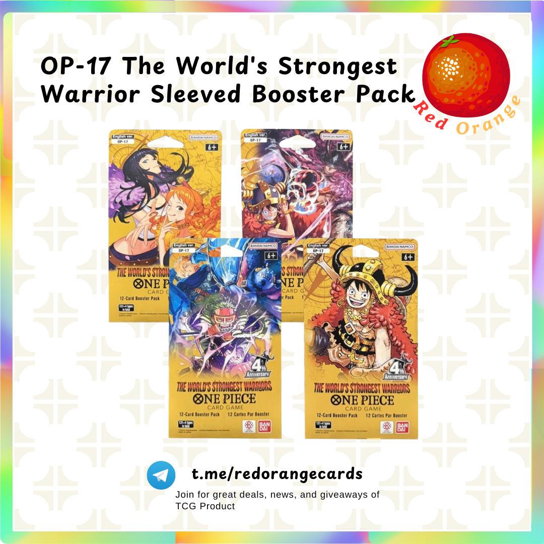 OP-17 The World's Strongest Warrior Sleeved Booster Pack