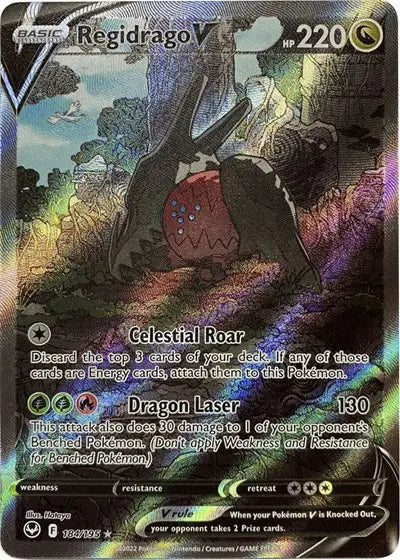 Regidrago V 184 Silver Tempest