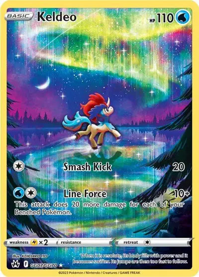 Keldeo GG07 Crown Zenith