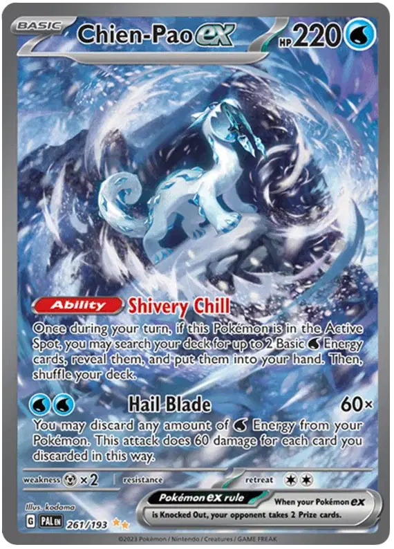 Chien-Pao ex 261 Paldea Evolved