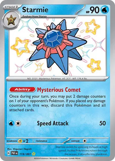 Starmie 119 Paldean Fates