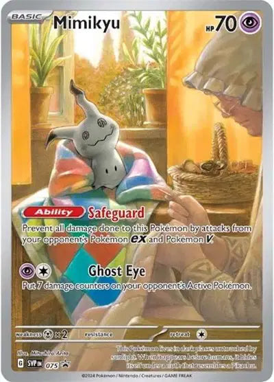 Mimikyu ETB Promo Paldean Fates