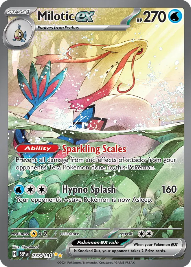 Milotic ex 237 Surging Sparks