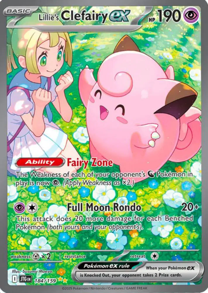 Lillie's Clefairy ex 184 Journey Together