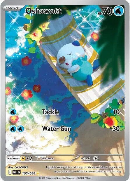Oshawott 105 White Flare