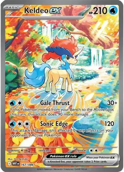Keldeo ex 167 White Flare