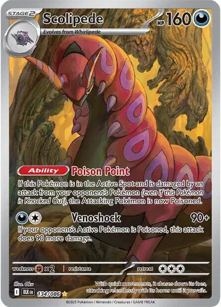Scolipede 134 Illustration Rare