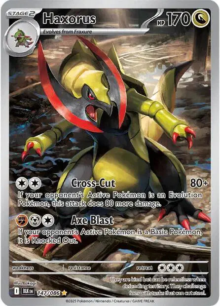 Haxorus 147 Black Bolt